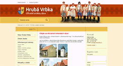 Desktop Screenshot of hrubavrbka.cz
